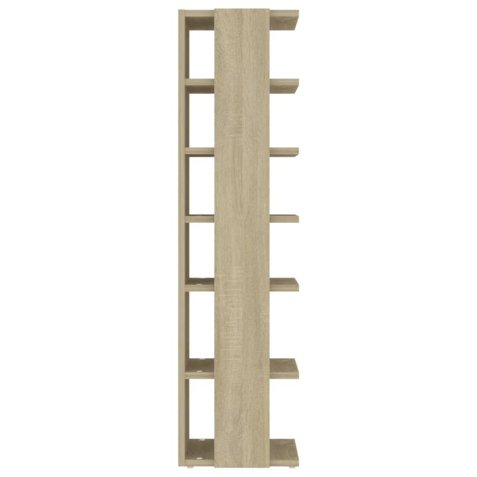 Muebles zapateros 2 uds color roble Sonoma 27,5x27x102