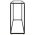 Mesa consola vidrio templado transparente 120x35x75