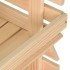 Carrito para verduras madera maciza de pino 37x30x80