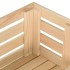 Carrito para verduras madera maciza de pino 37x30x80