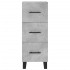 Aparador de madera contrachapada gris hormigón 34,5x34x90