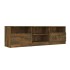 Mueble para TV madera contrachapada roble ahumado