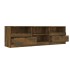 Mueble para TV madera contrachapada roble ahumado
