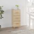 Aparador madera contrachapada color roble Sonoma 34,5x34x90