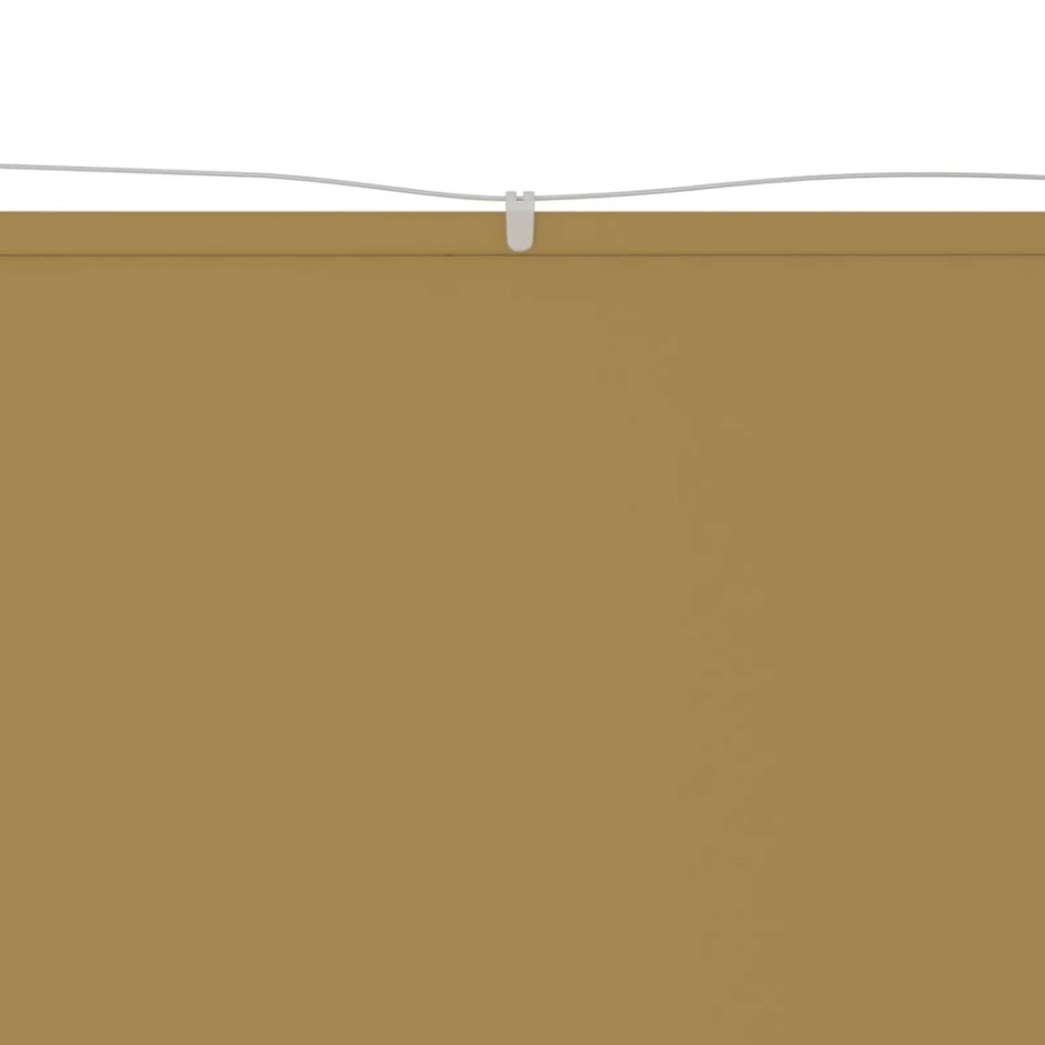 Toldo vertical beige 140x800 cm tela