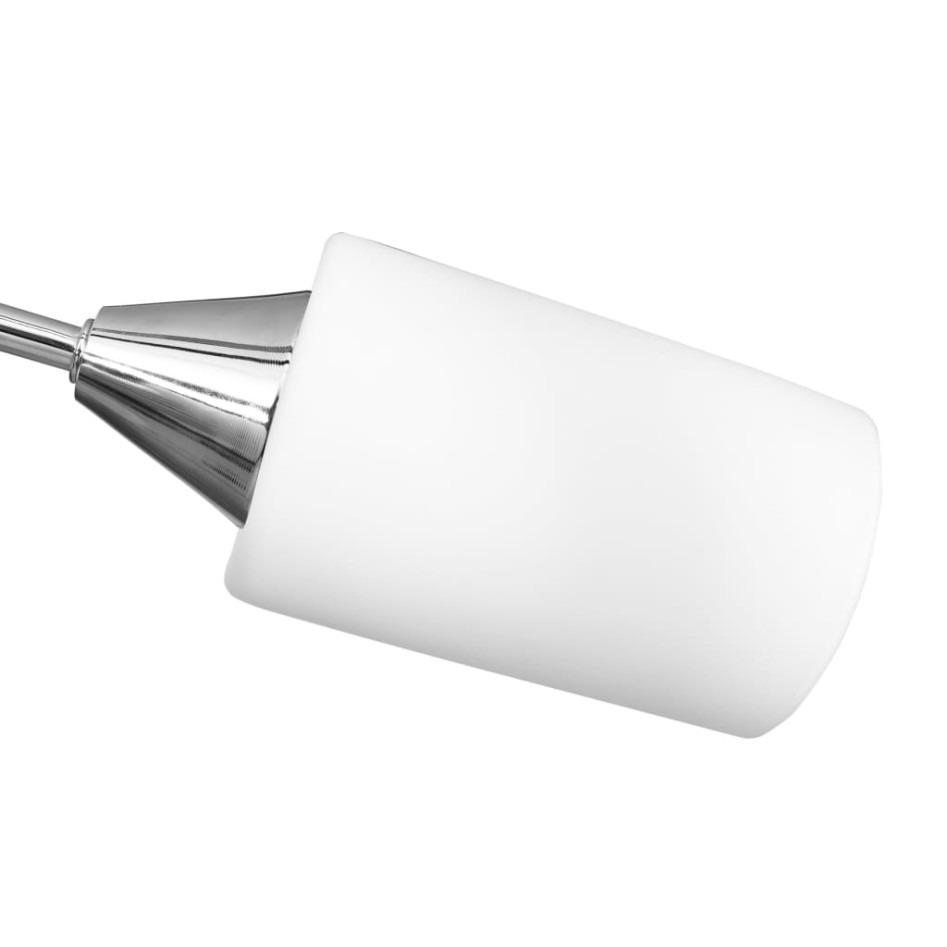 Lámpara de techo pantallas cerámica cono blanco 5 bombillas