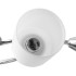 Lámpara de techo pantallas cerámica cono blanco 5 bombillas