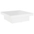 Mesa de centro madera contrachapada blanco 90x90x28
