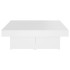 Mesa de centro madera contrachapada blanco 90x90x28