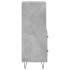 Aparador de madera contrachapada gris hormigón 34,5x34x90