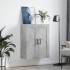 Armario de pared madera ingeniería gris hormigón 69,5x34x90