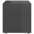 Muebles TV 4 uds madera contrachapada gris brillo 37x35x37