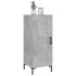 Aparador de madera contrachapada gris hormigón 34,5x34x90