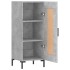 Aparador de madera contrachapada gris hormigón 34,5x34x90