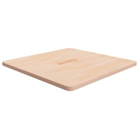 Tablero de mesa cuadrada madera de roble sin tratar