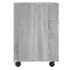 Armario ruedas madera contrachapada gris Sonoma 45x38x54