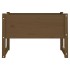 Jardinera madera maciza de pino marrón miel 78x40x52