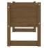 Jardinera madera maciza de pino marrón miel 78x40x52