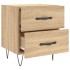 Mesita noche 2 uds madera ingeniería roble Sonoma 40x35x47,5