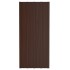 Panel de tejado acero galvanizado marrón 12 unidades 100x45