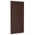 Panel de tejado acero galvanizado marrón 12 unidades 100x45