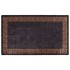 Alfombra lavable antideslizante negro y dorado 190x300