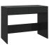 Escritorio de madera contrachapada negro 101x50x76,5