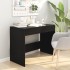 Escritorio de madera contrachapada negro 101x50x76,5