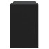 Escritorio de madera contrachapada negro 101x50x76,5