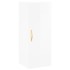 Armario de pared blanco brillante 34,5x34x90