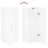 Armario de pared blanco brillante 34,5x34x90