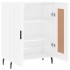 Aparador de madera contrachapada blanco brillante 69,5x34x90