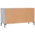 Banco zapatero madera de ingeniería gris hormigón 102x35x55