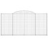 Cesta gaviones forma arco hierro galvanizado 300x30x140/160