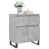 Aparador de madera contrachapada gris hormigón 60x35x70
