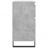 Aparador de madera contrachapada gris hormigón 60x35x70