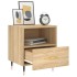 Mesita noche 2 uds madera ingeniería roble Sonoma 40x35x47,5