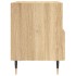 Mesita noche 2 uds madera ingeniería roble Sonoma 40x35x47,5