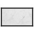 Mesa de consola vidrio templado blanco 60x35x75