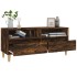 Mueble de TV madera contrachapada roble ahumado