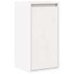 Armario de pared de madera maciza de pino blanco 30x30x100 cm
