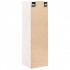 Armario de pared de madera maciza de pino blanco 30x30x100
