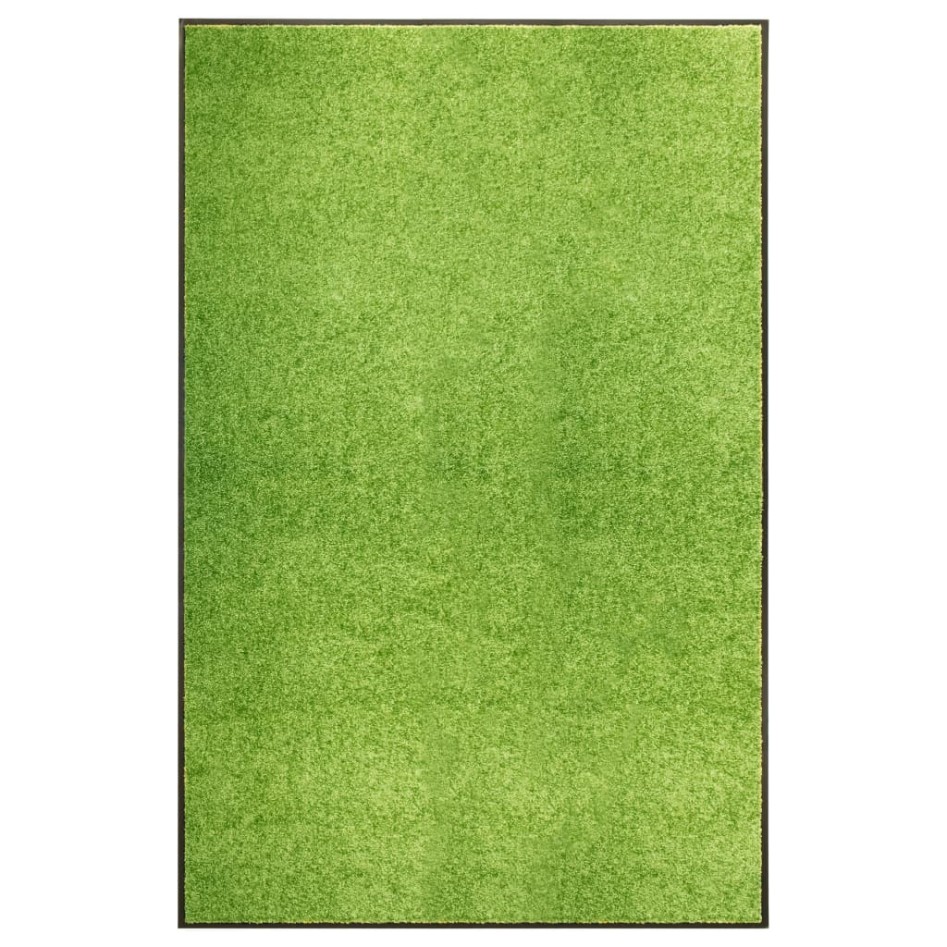 Felpudo lavable verde 120x180