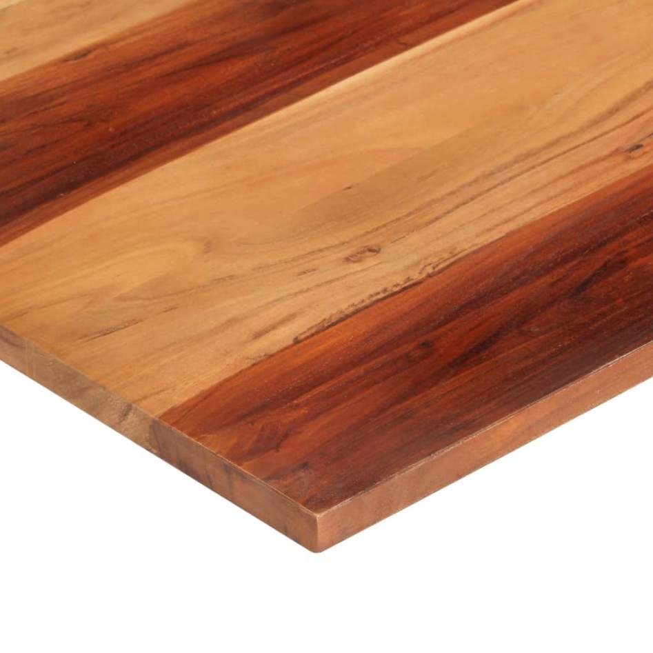 Tablero de mesa madera maciza de acacia 25-27 mm 70x80