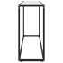 Mesa consola vidrio templado blanco 120x35x75