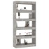 Estantería/divisor madera ingeniería gris hormigón 80x30x166