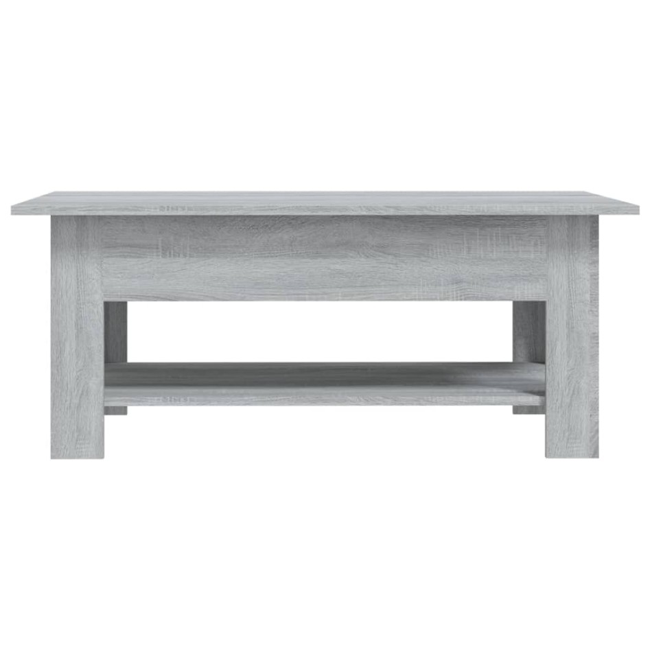 Mesa de centro madera de ingeniería gris Sonoma 102x55x42