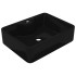 Lavabo de cerámica cuadrado con orificio de grifo/desagüe