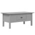 Mesa de centro BODO madera maciza de pino gris 100x55x46