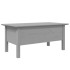 Mesa de centro BODO madera maciza de pino gris 100x55x46